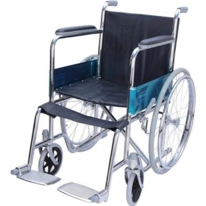 Silla de Ruedas Manual de Acero