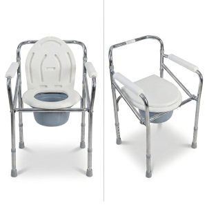 Silla de Baño Portátil y Plegable