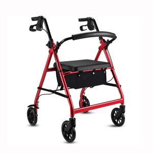 Andador con Ruedas y Asiento Ajustable