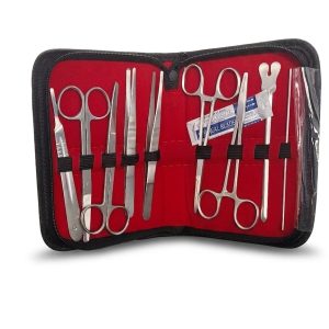 Kit de Instrumentos Quirúrgicos en Estuche 9 Piezas