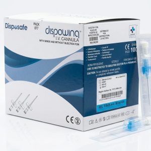 Cánula Intravenosa DispoSafe  22G (caja de 100)