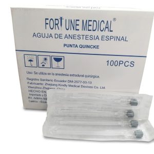 Aguja de Anestesia Espinal – Fortune Medical Punta Quincke